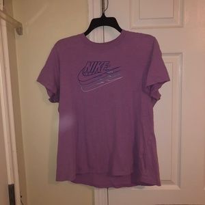 purple nike tee